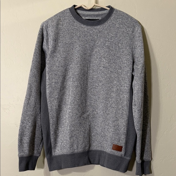 Quiksilver Men's Heather Gray Crewneck Sweater Size Small - Picture 1 of 8